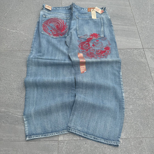 deadstock kanji jeans - 44x32
