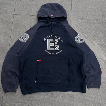 insane. raglan cut ecko knit hoodie - M/L