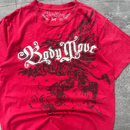holy tough body glove spellout tee - M