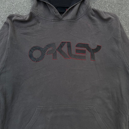 oakley charcoal spellout - L