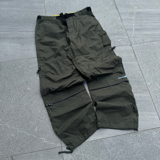 baggy french hiking cargos - 35x30”
