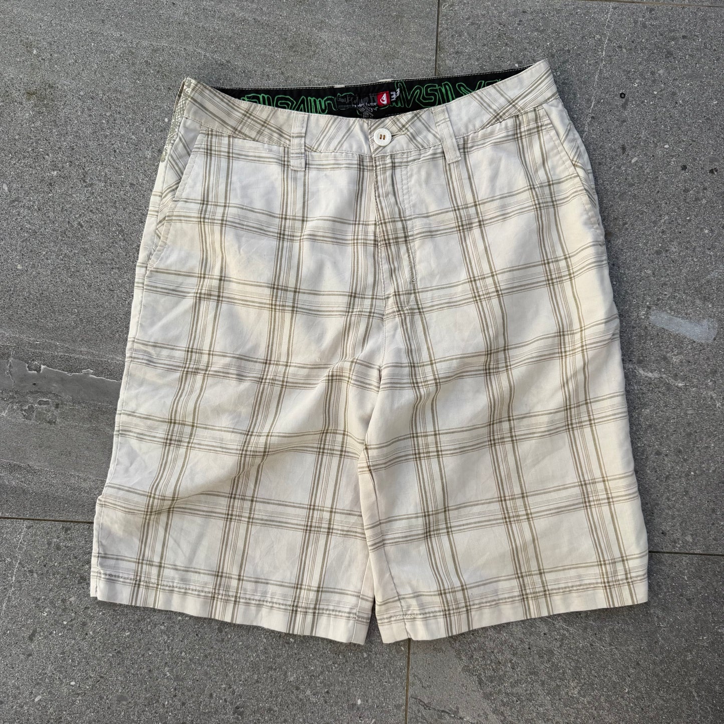 GOATED quiksilver plaids - 33”