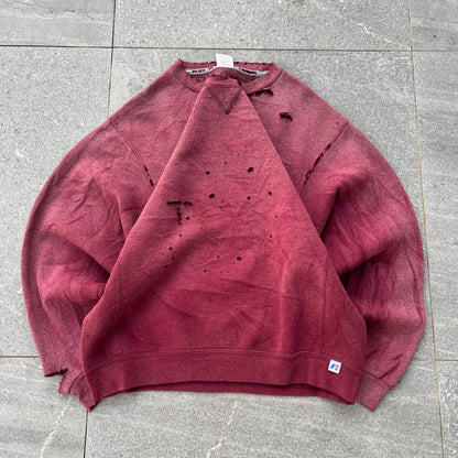 holy fkn goated russell crewneck - M