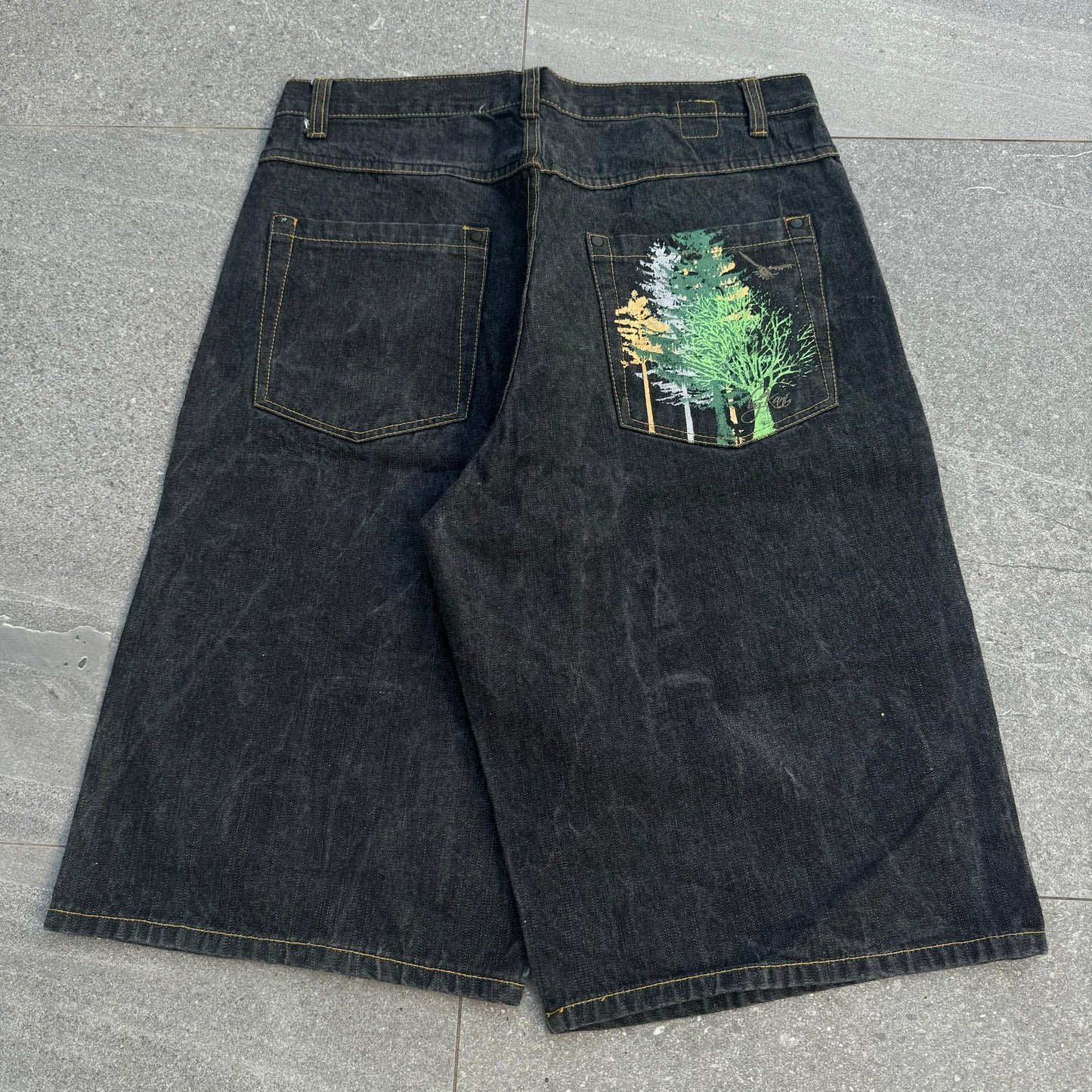 karl kani jorts - 36x15”