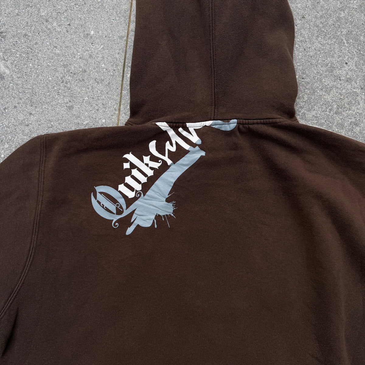 flawless quiksilver choco hoodie - XS/S