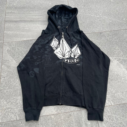 dohhhh tidy volcom logo zip - M