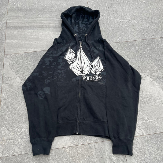 dohhhh tidy volcom logo zip - M