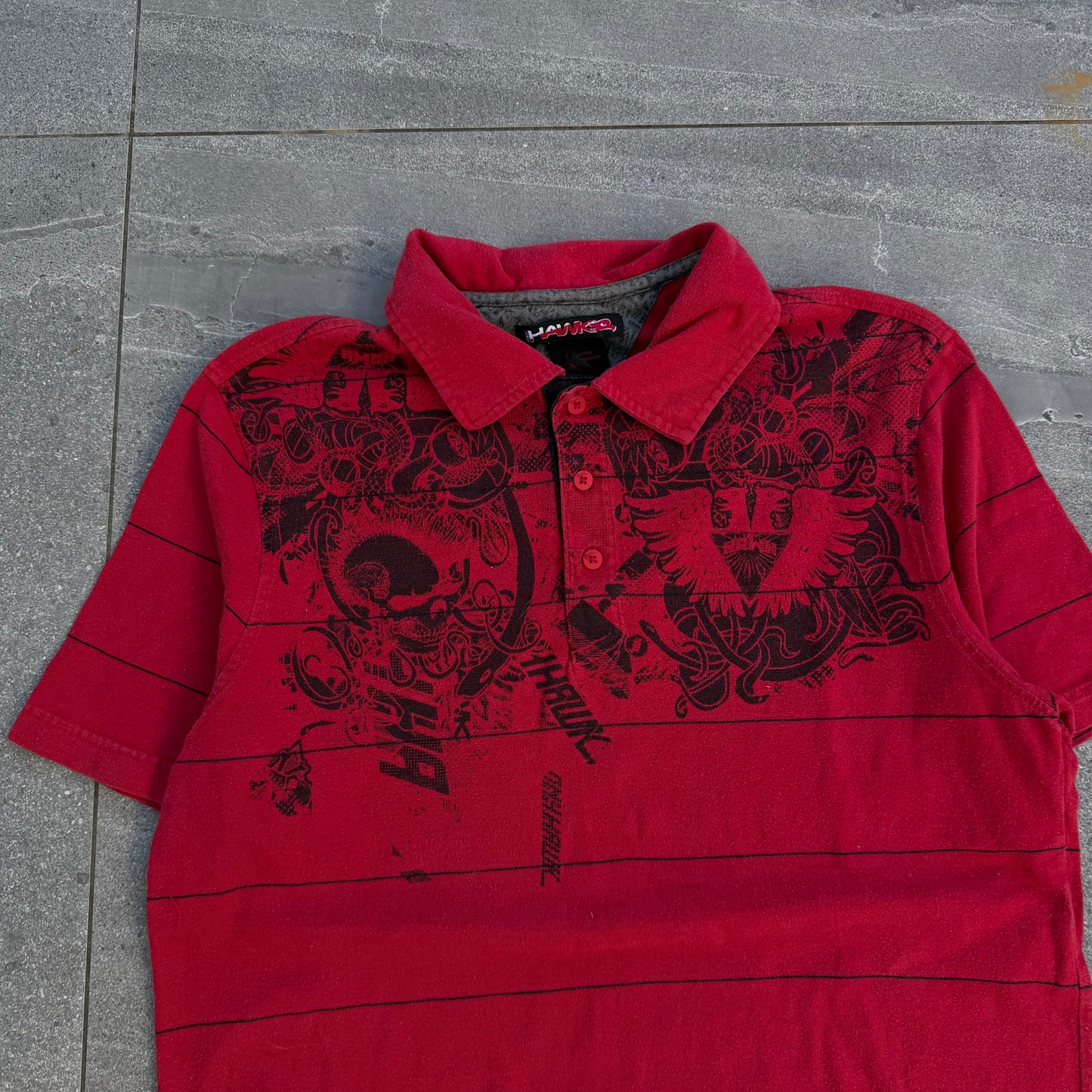 goated hawk polo - L
