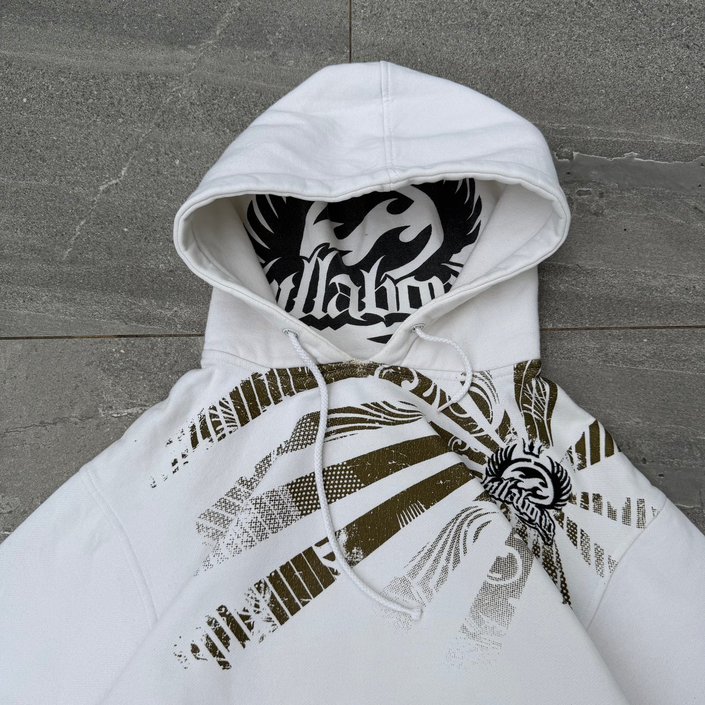 ***rare*** billabong rising sun hit hoodie - L