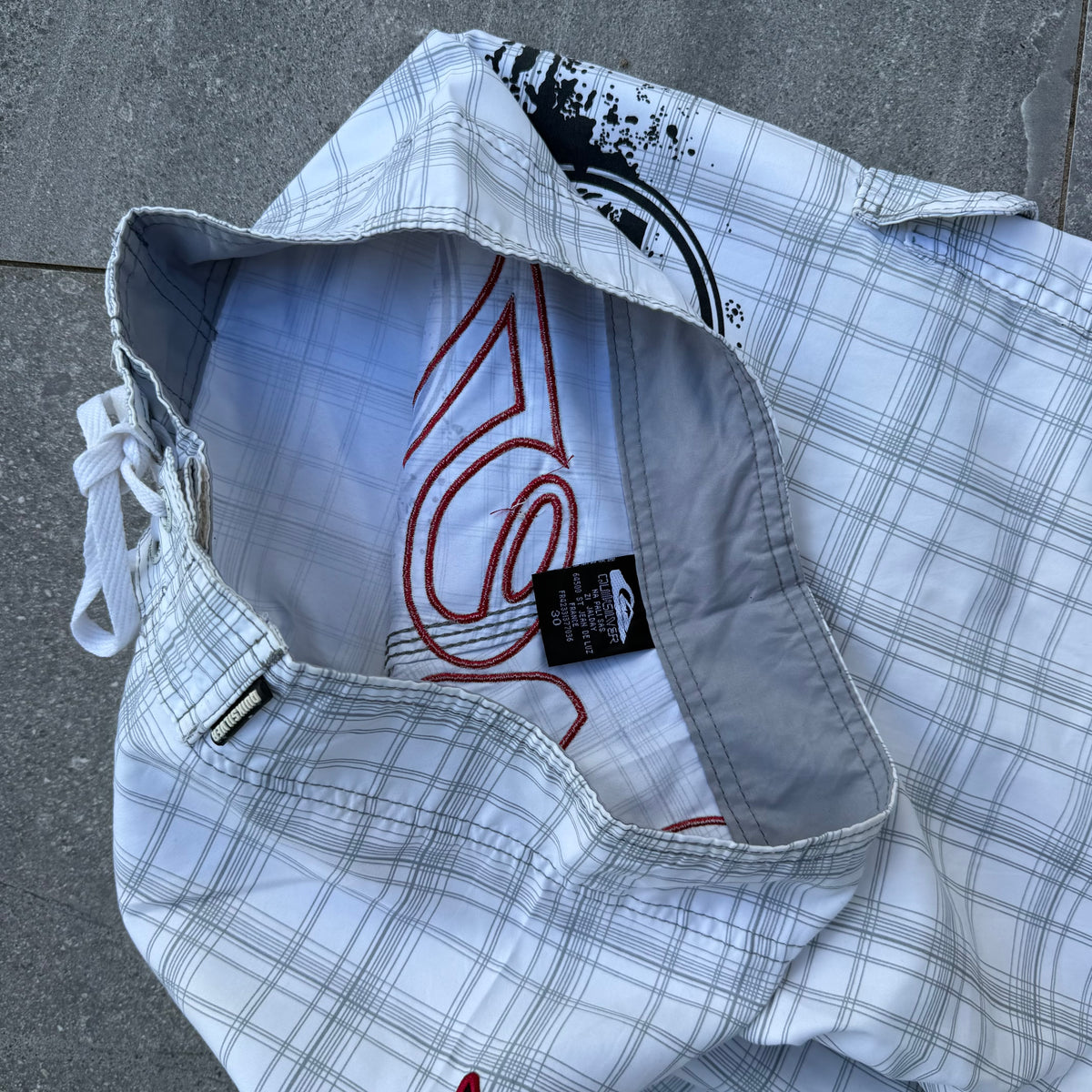 quiksilver plaid side hits - 30”