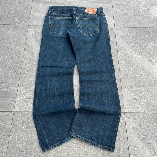 divine dark wash 527 low bootcuts - 31x31”