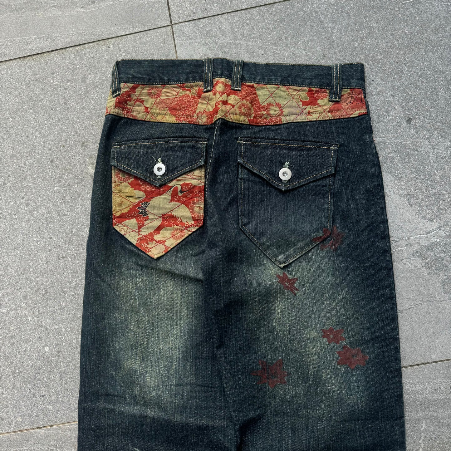 washed green japanese memory specials - 32x29”