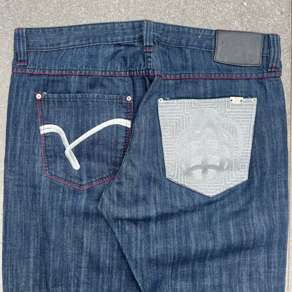 indigo red jeans - 40x32”