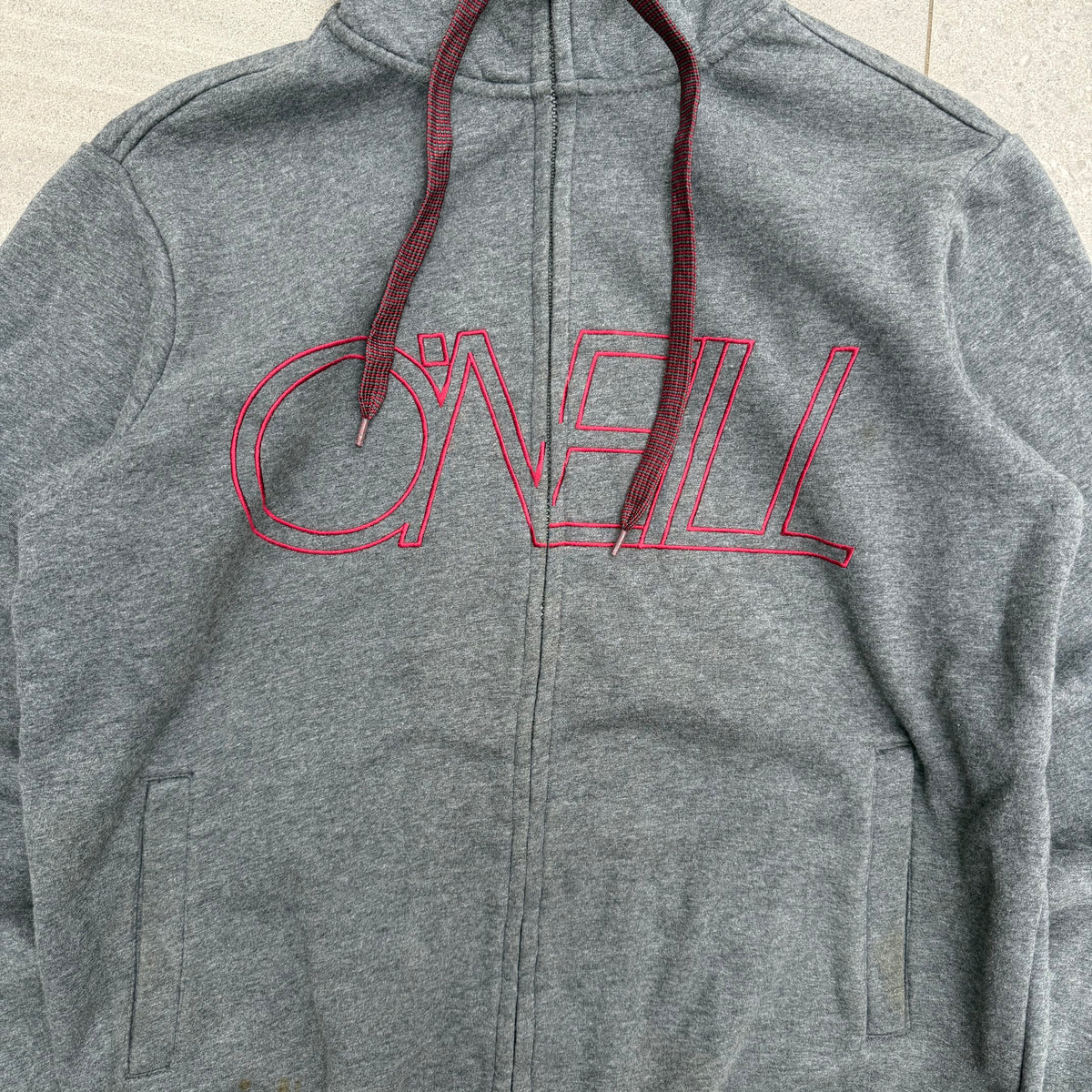 charcoal o’neill zip up - L