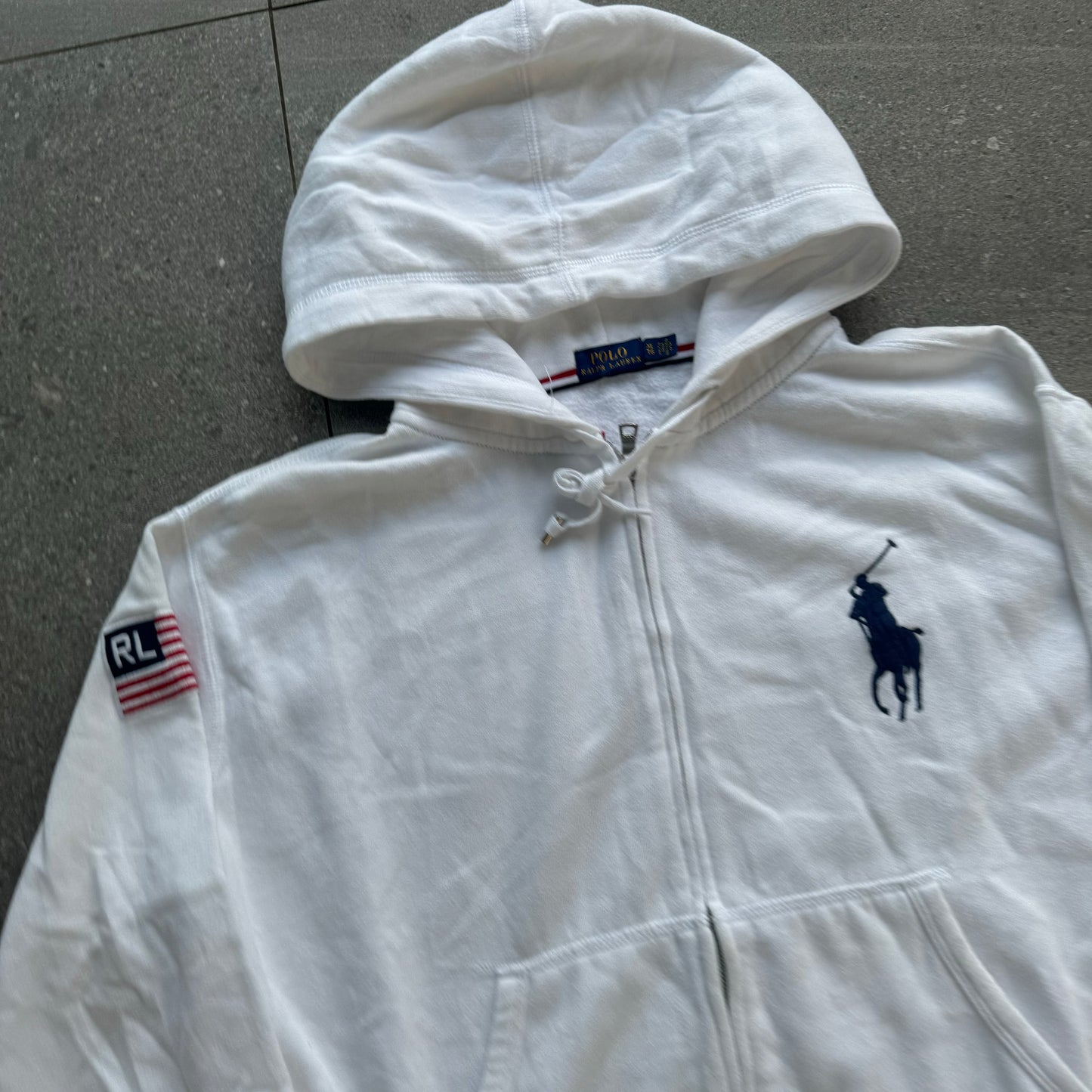 polo big horse zip up - M