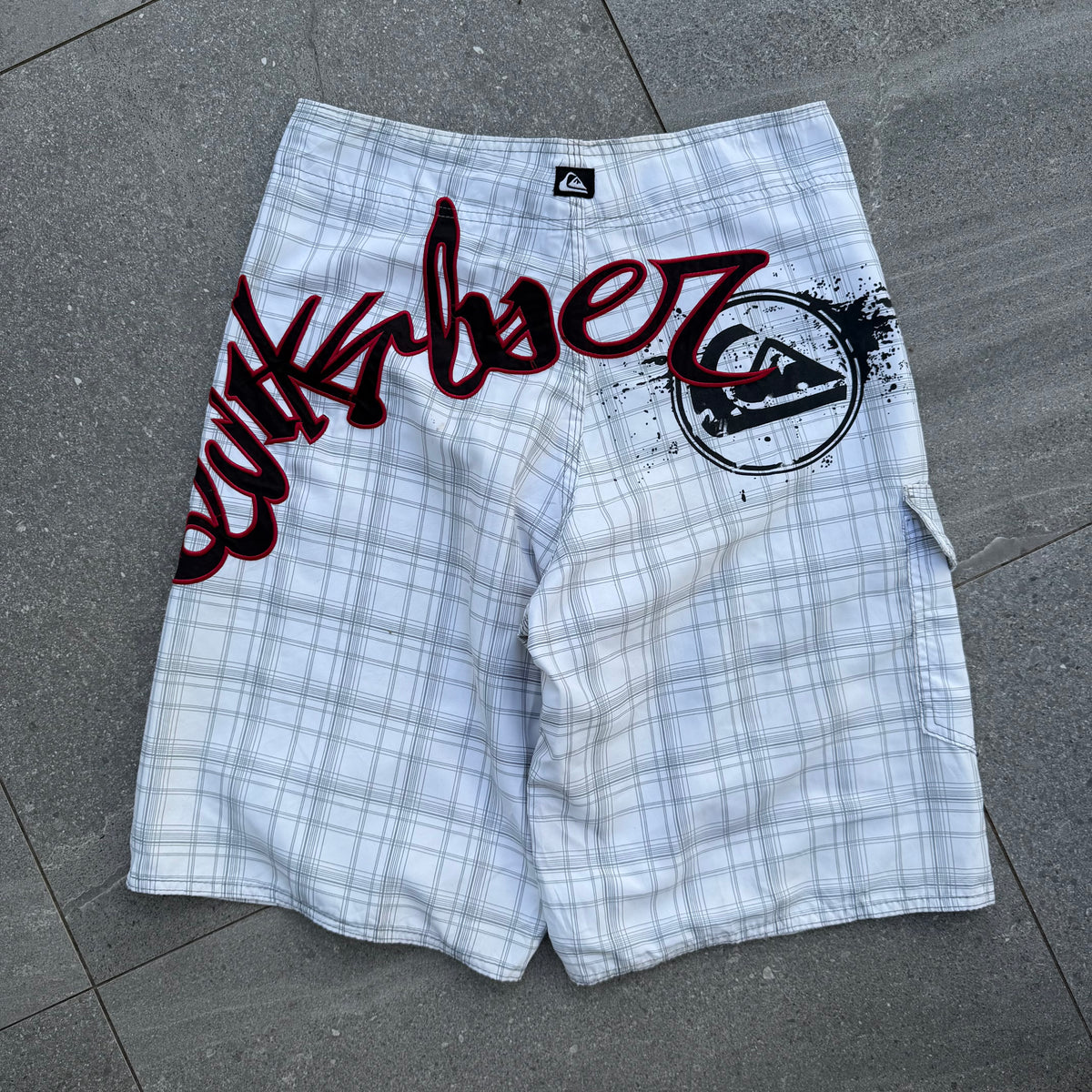 quiksilver plaid side hits - 30”
