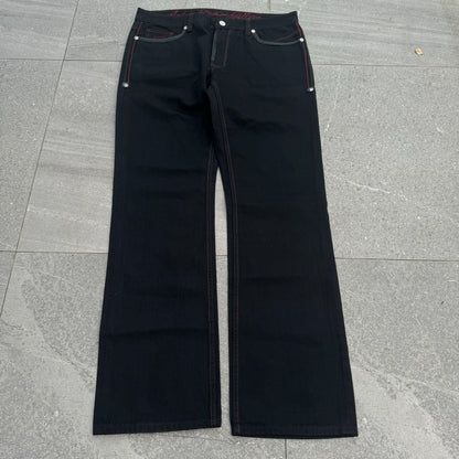 beautiful black bootcuts (such good denim) 37x34”