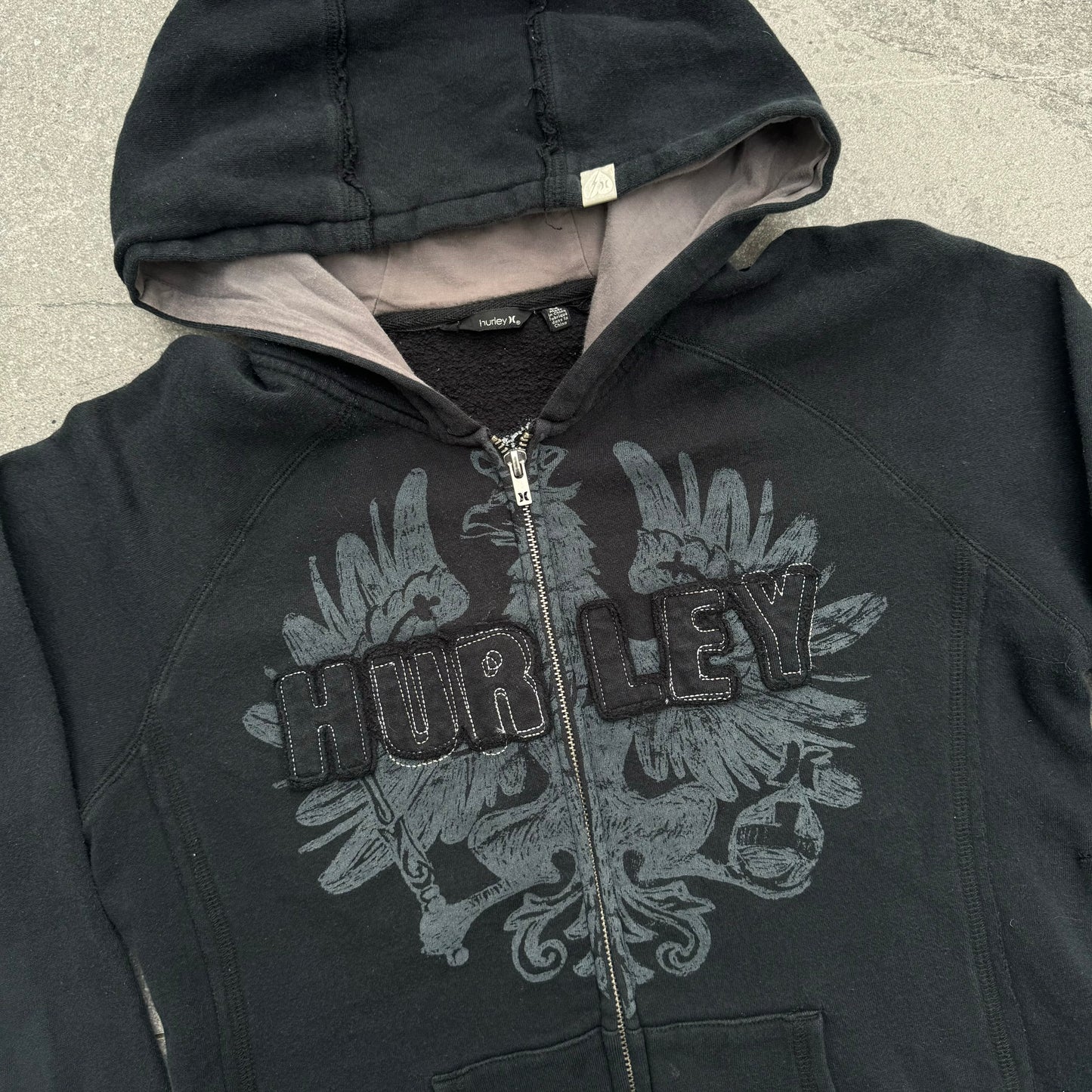 hurley hoodie - S