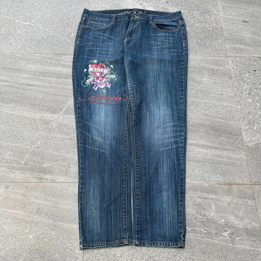 slim fit ed hardy jeans - 40x33”