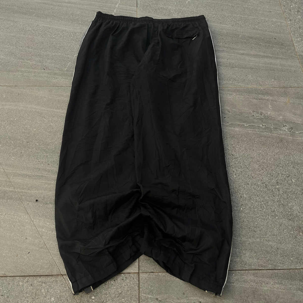 goated baggy nike flare zip trackpant - 34”