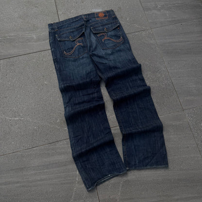 raw denim rock republics - 38x35”
