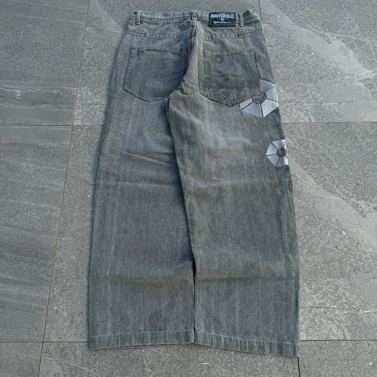 crazy southpole side hit jeans - 35x31”
