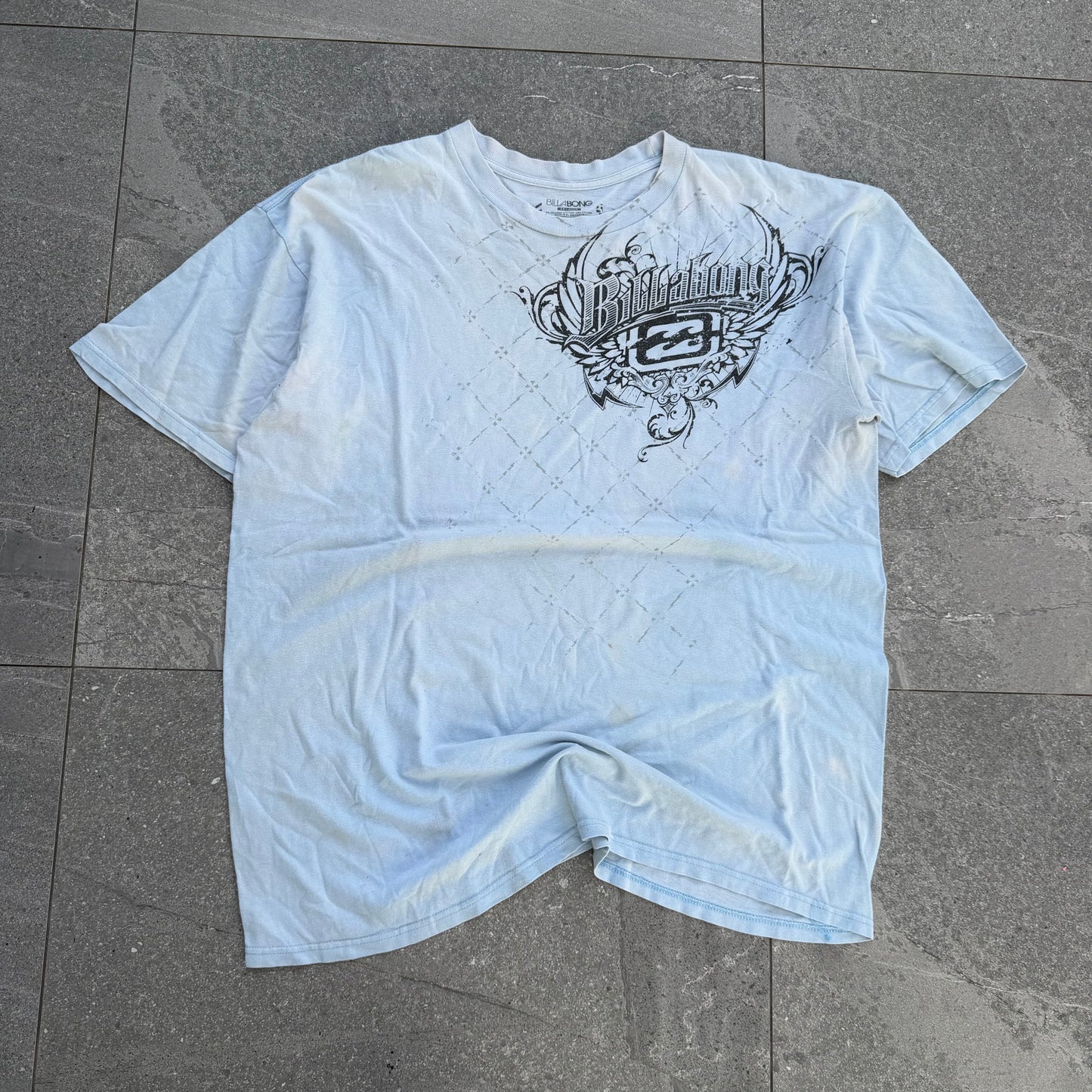 baby blue billy tee - XXL