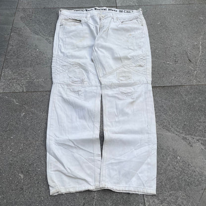 rock revivals motorcycle jeans - 38x30”