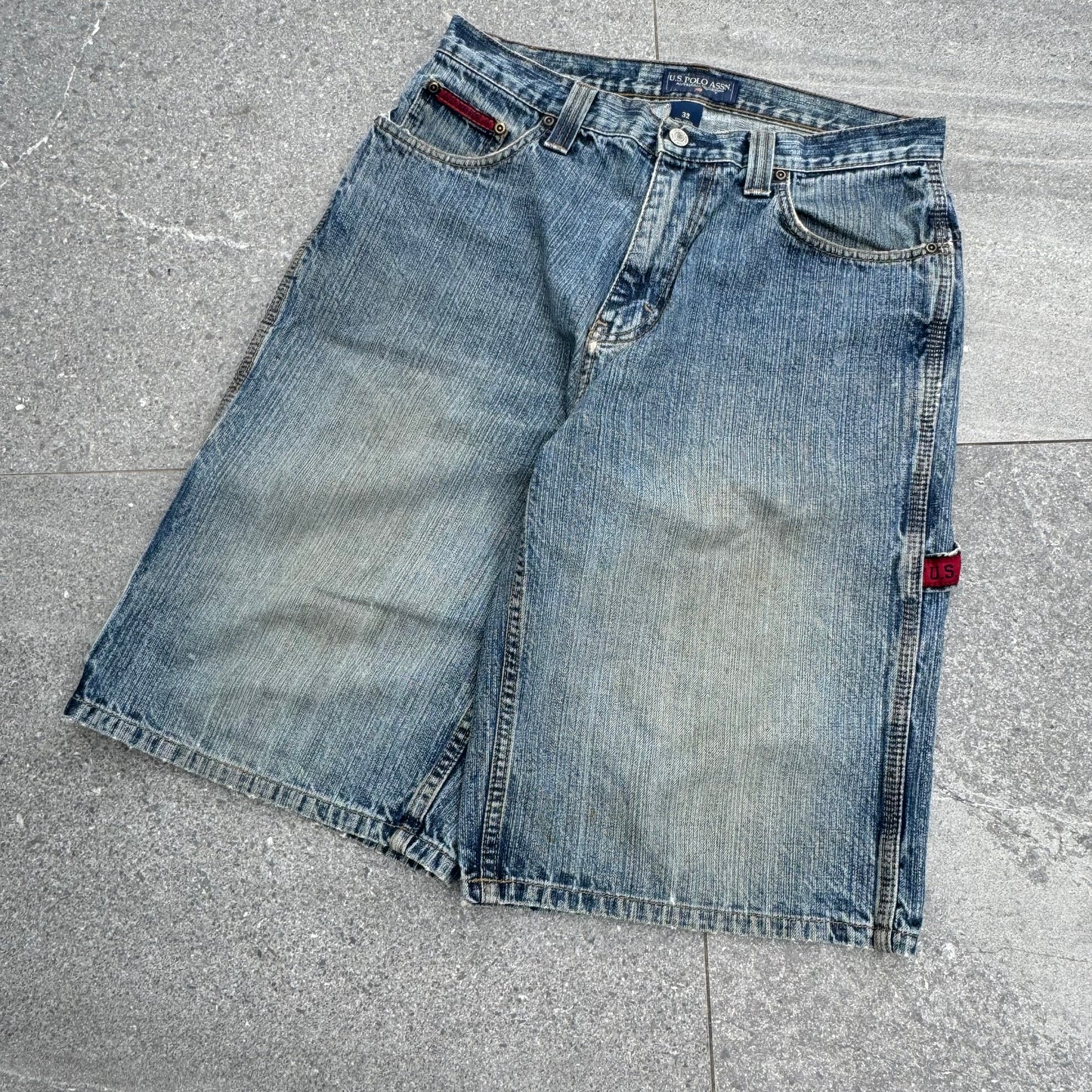 polo assn jorts - 32x13”