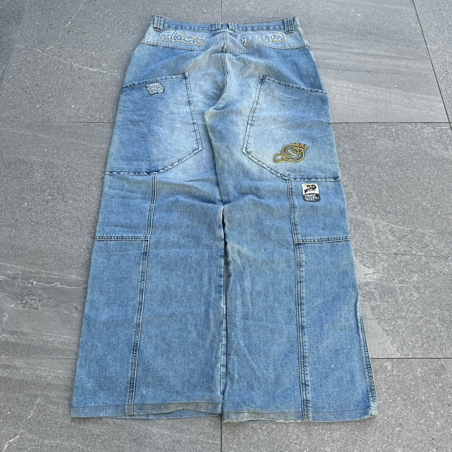graillll JNCO style shockdown jeans (12” opening!) 36x32”