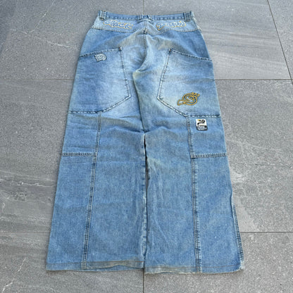 graillll JNCO style shockdown jeans (12” opening!) 36x32”