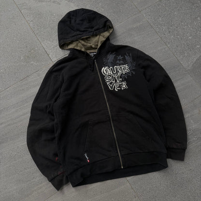 reversible quiksilver hoodie (if u think about this is like 2 hoodies for 50 each) - M