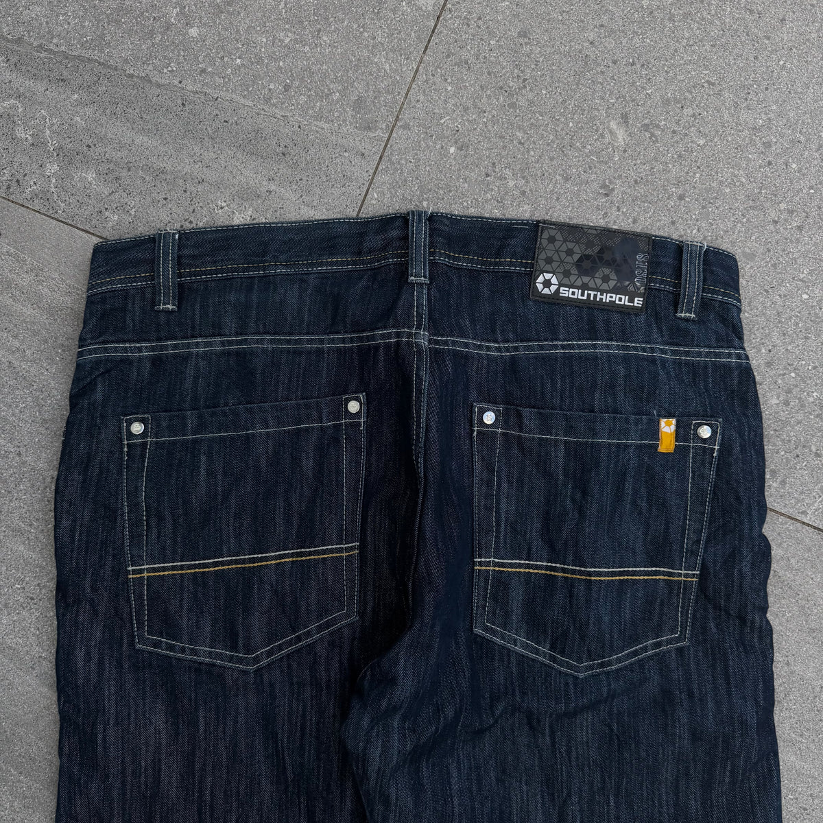 raw denim southpole bootcuts - 38x31”