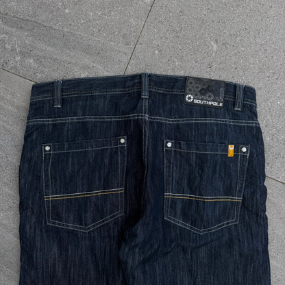 raw denim southpole bootcuts - 38x31”