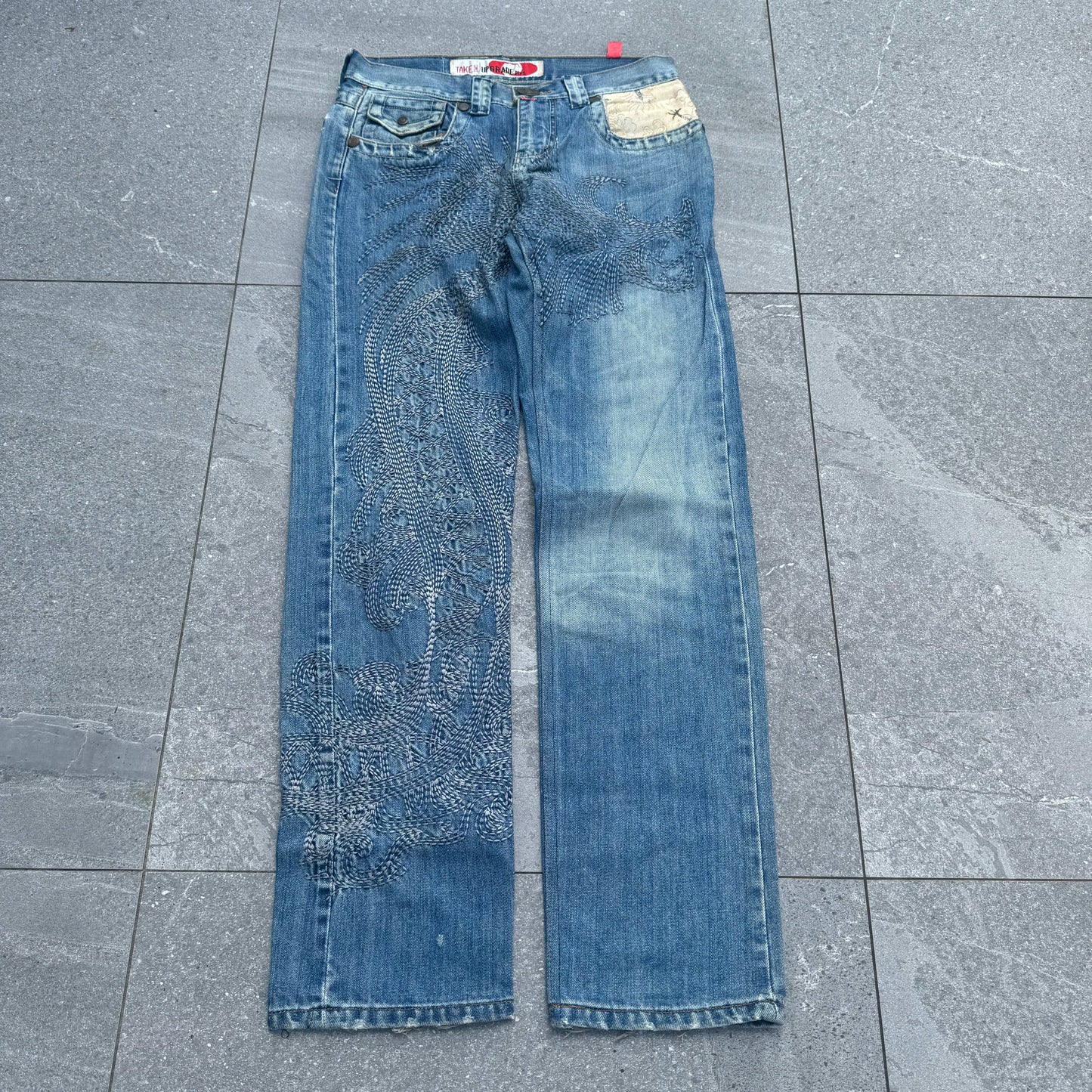 take2 made in japan jeans - 31x32”