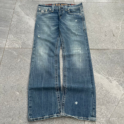 beautiful 10/10 orgasm spec rock revivals - 34x33”