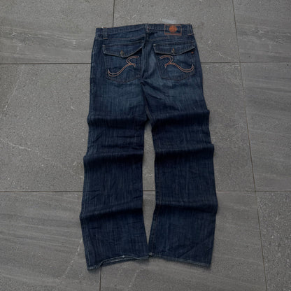 raw denim rock republics - 38x35”