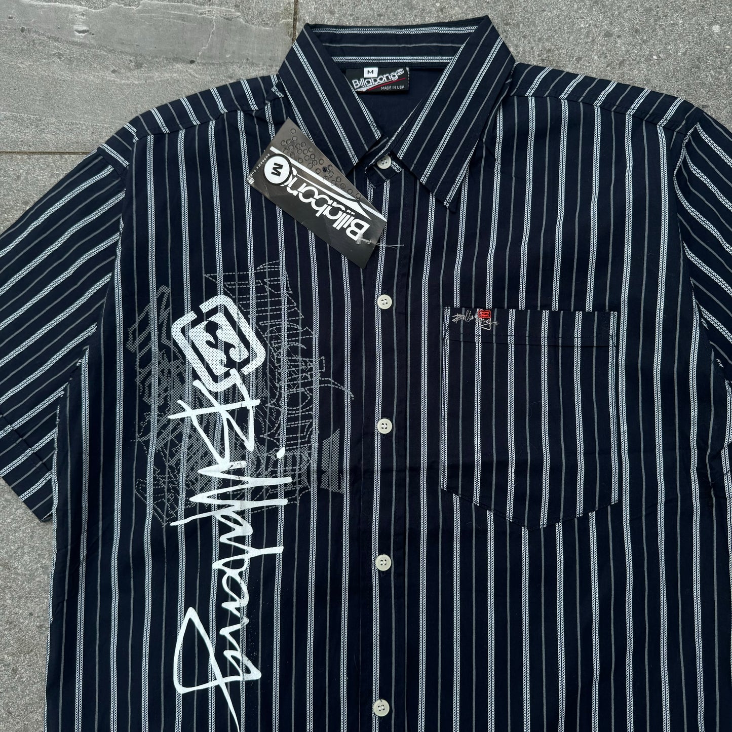 made in USA billabong shirt ((grail)) - M
