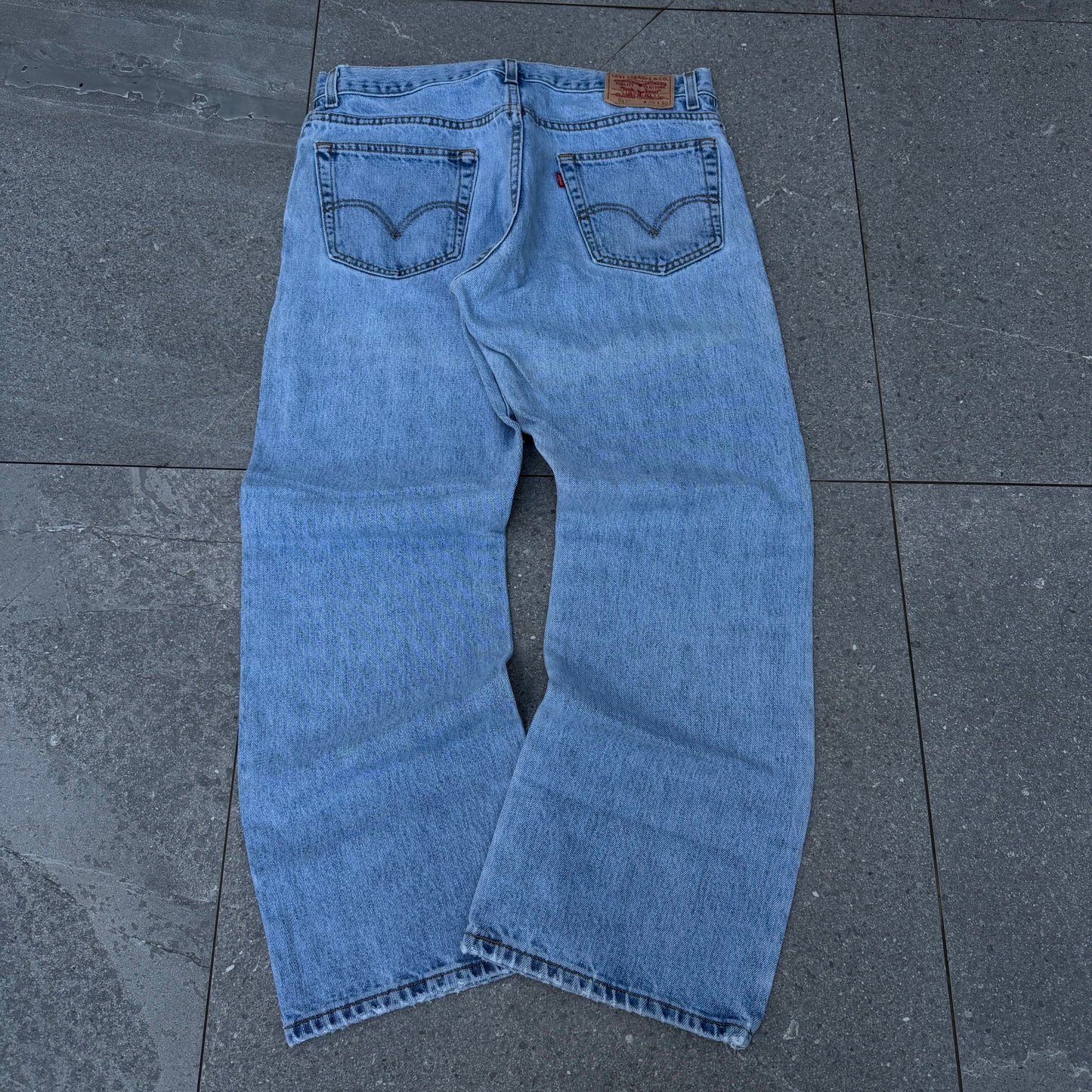 beaut lightwash pair of 527 bootcuts - 34x30”