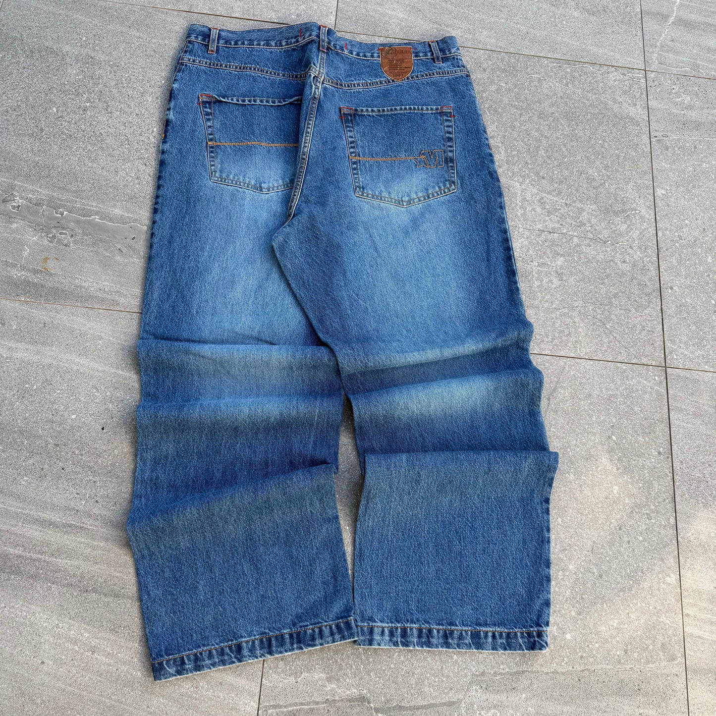 absolutely fucking flooded mecca jeans - 42x34”