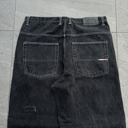SOUTHPOLE GRAIL BBOY ERA BLACK JEANS - 38x32”