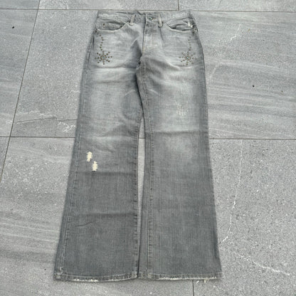 lovely studded bootcuts - 32x30”