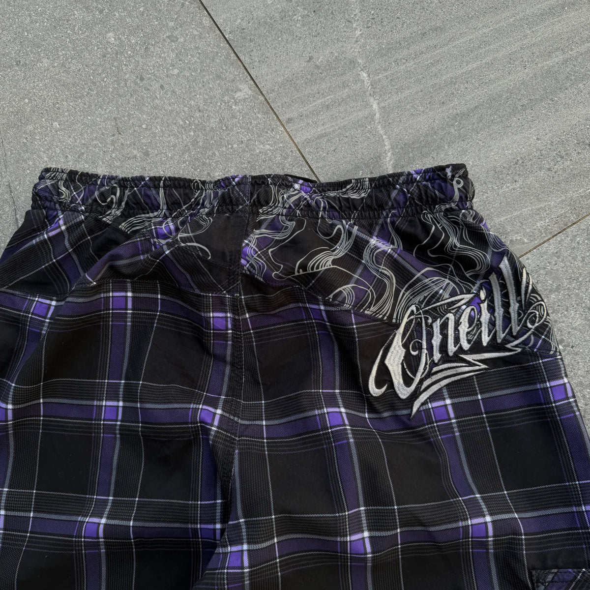 japanese oneill purple plaids - 34”