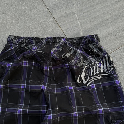 japanese oneill purple plaids - 34”
