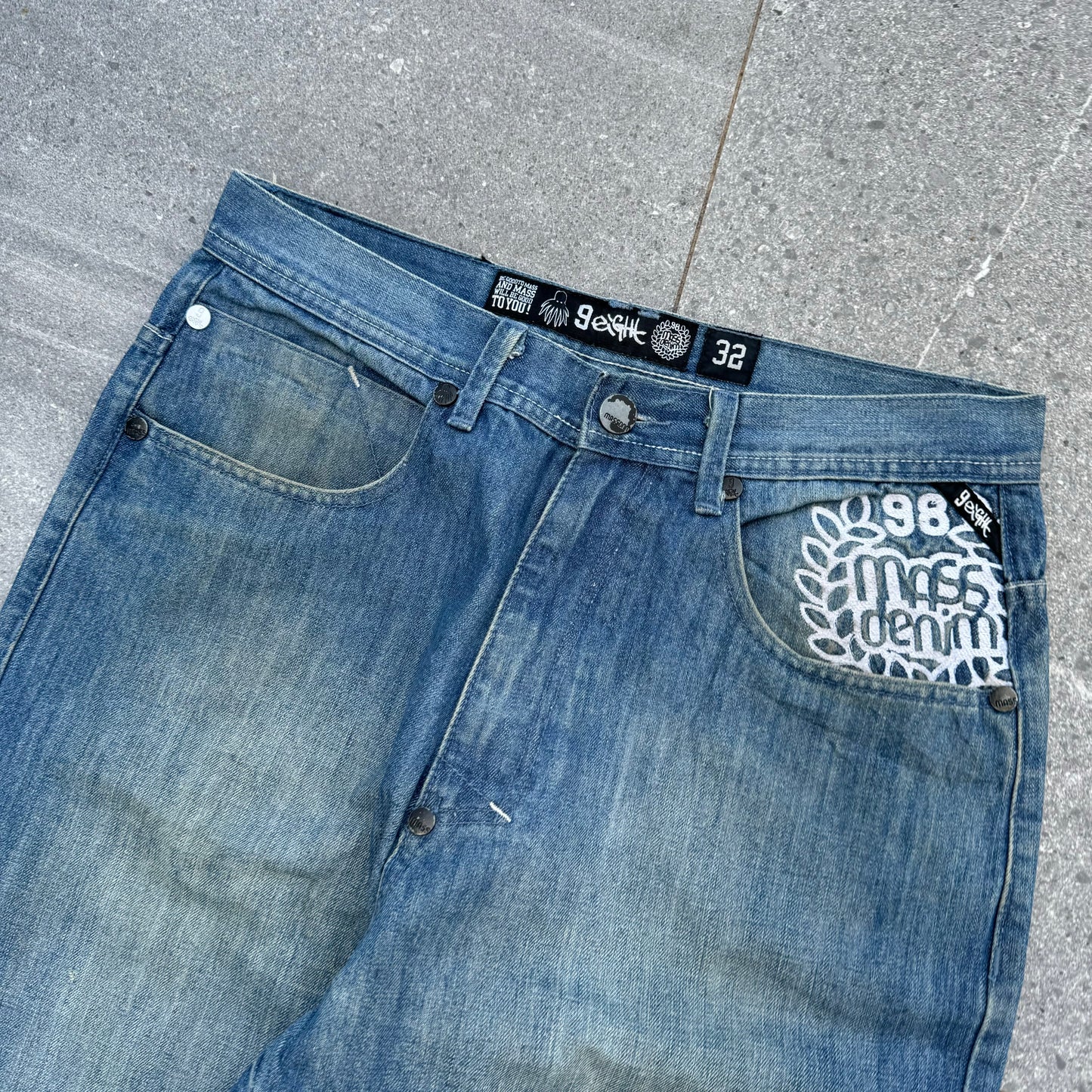 mass denim jeans - 32x29”