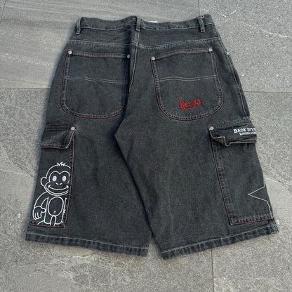 bongo monke jorts - 33x13”