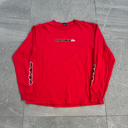 quad hit quiksilver longsleeve - L