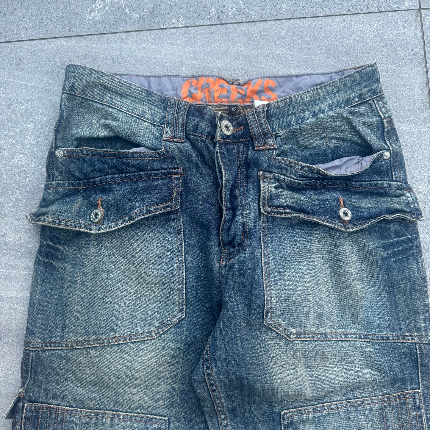 beautiful creeks bootcut cargos - 33x34”