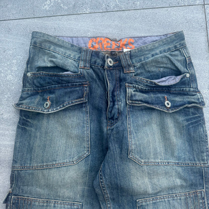 beautiful creeks bootcut cargos - 33x34”