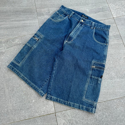 crazy no boundaries jorts - 34”